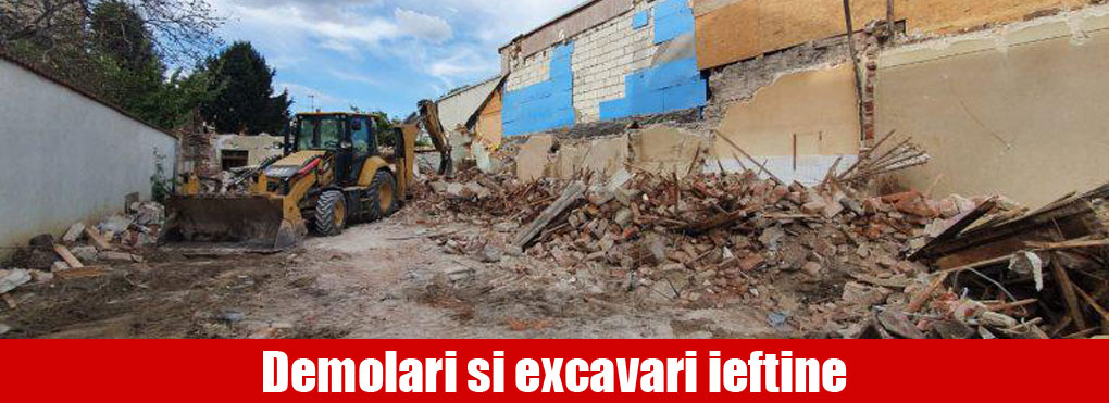 Demolari si excavari